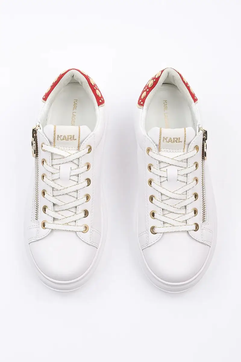 sneakers in pelle KAPRI colore bianco KL62527F miniatura 5