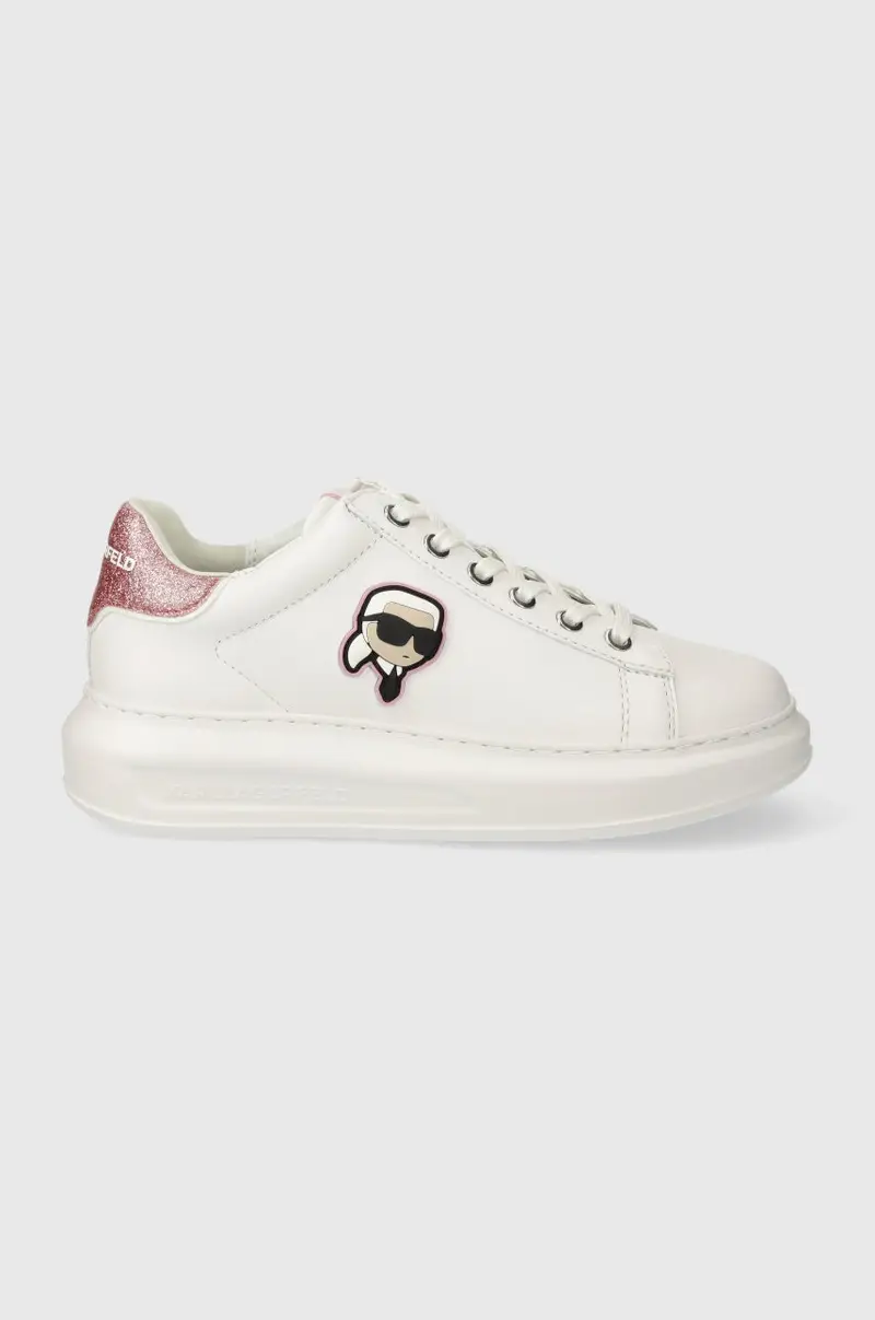 sneakers in pelle KAPRI colore bianco KL62530N