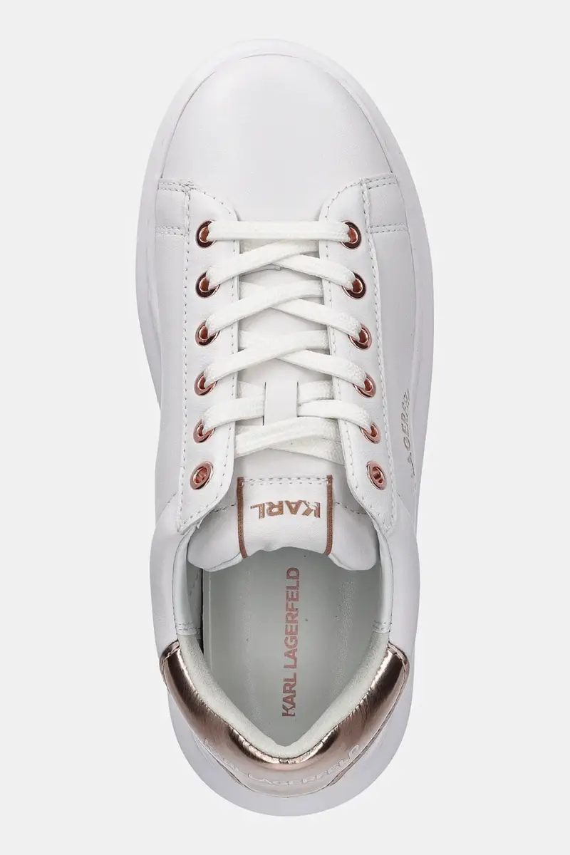 sneakers in pelle KAPRI colore bianco KL62538K miniatura 4