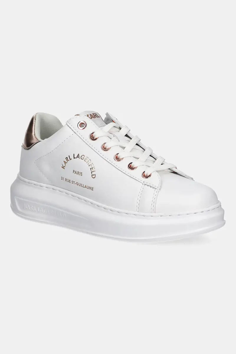 sneakers in pelle KAPRI colore bianco KL62538K
