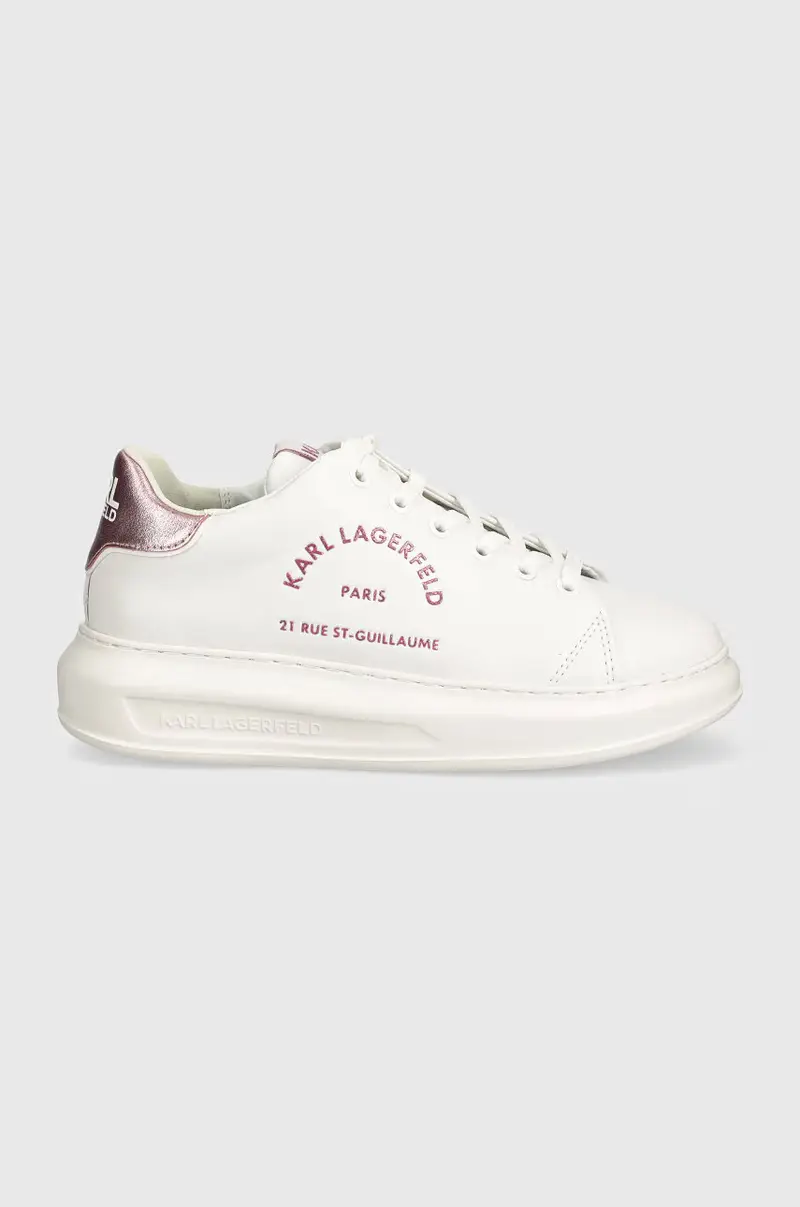 sneakers in pelle KAPRI colore bianco KL62539F miniatura 2