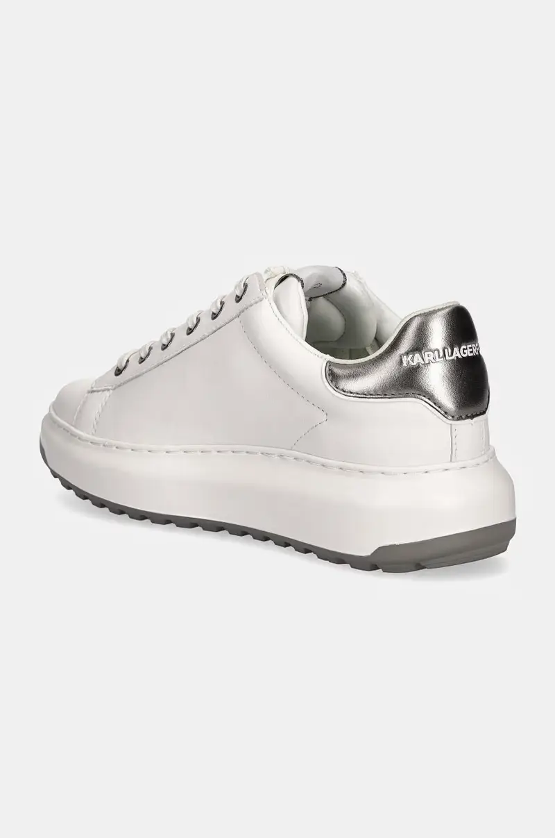 sneakers in pelle KAPRI colore bianco KL67538 miniatura 3