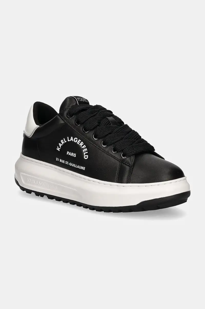 sneakers in pelle KAPRI colore nero KL57538