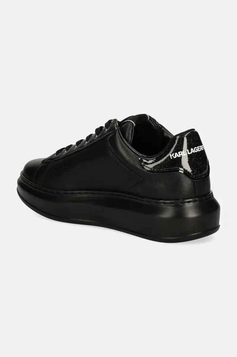 sneakers in pelle KAPRI colore nero KL62530N miniatura 3