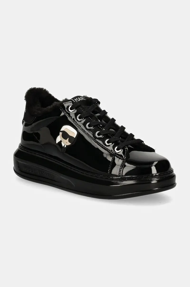 sneakers in pelle KAPRI colore nero KL62531S