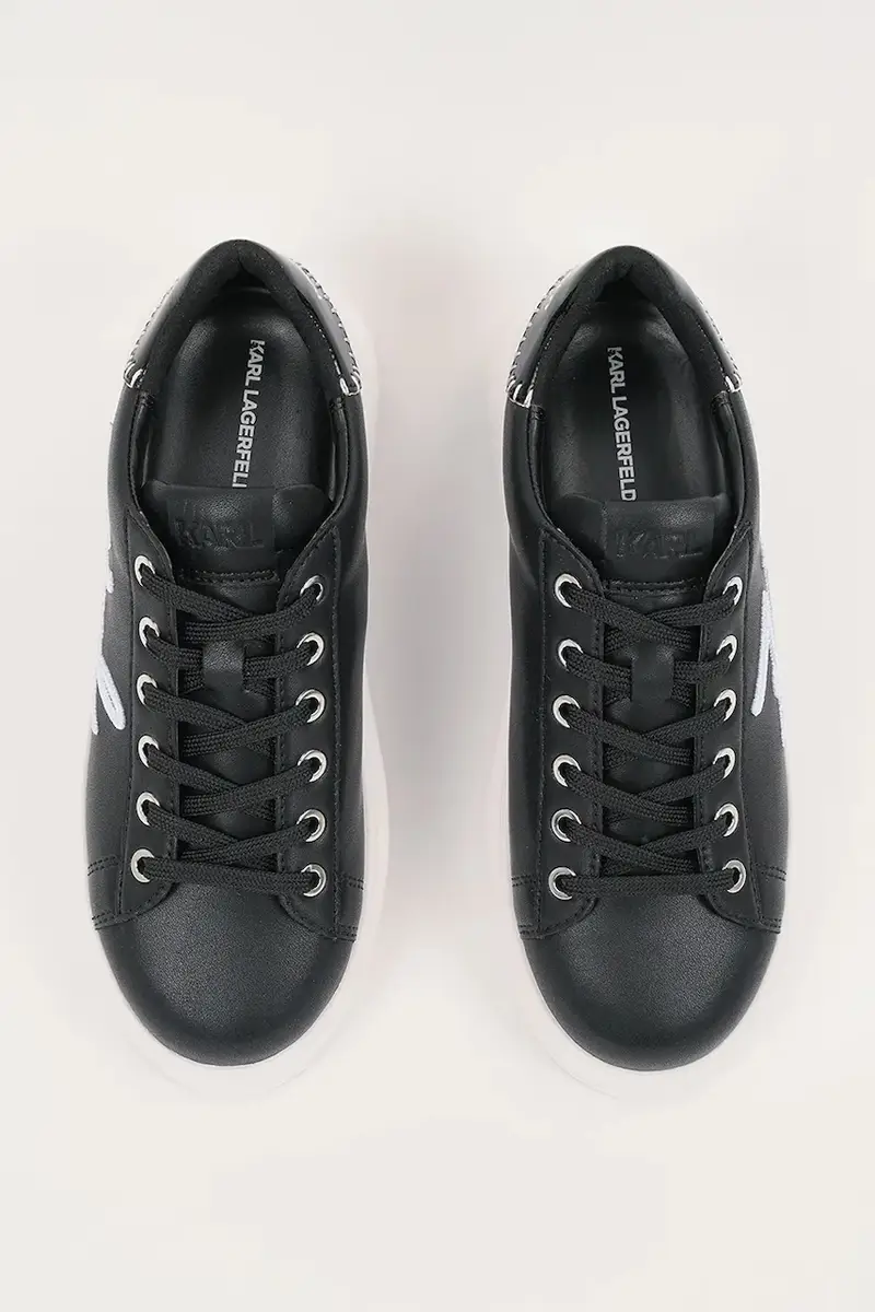 sneakers in pelle KAPRI colore nero KL62572A miniatura 4