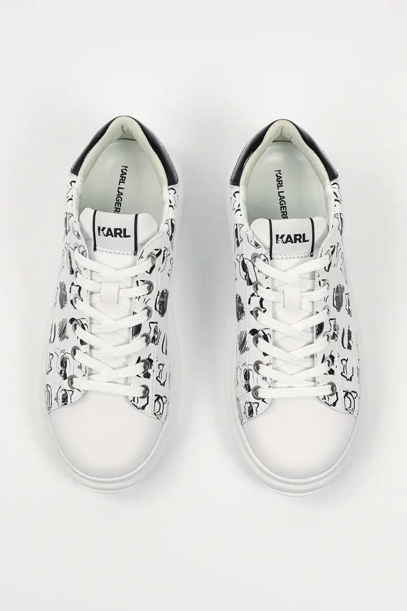 sneakers in pelle KAPRI donna colore bianco KL62512T miniatura 4