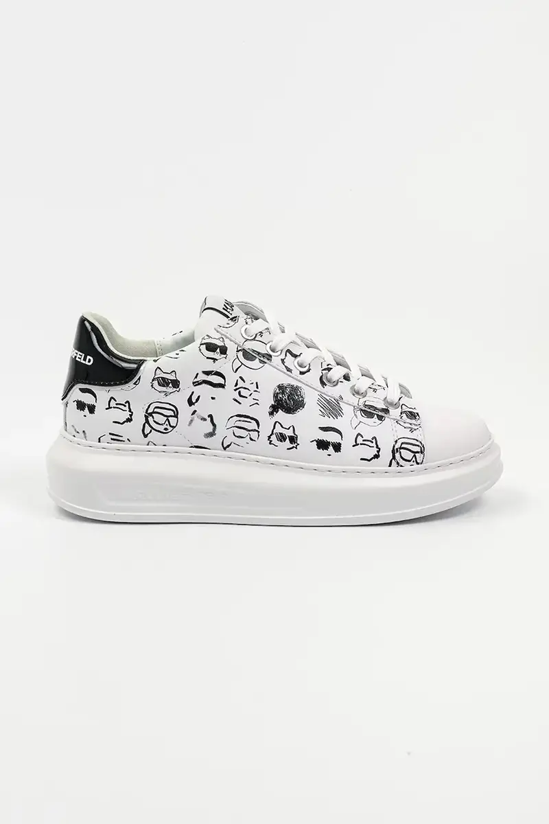 sneakers in pelle KAPRI donna colore bianco KL62512T