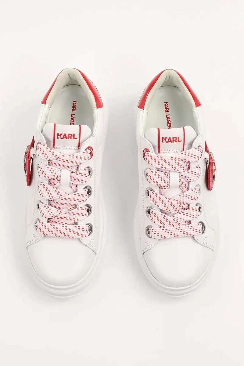 sneakers in pelle KAPRI donna colore bianco KL62514V miniatura 4