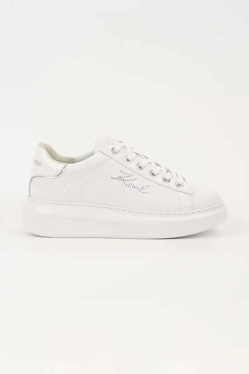 sneakers in pelle KAPRI donna colore bianco KL62518