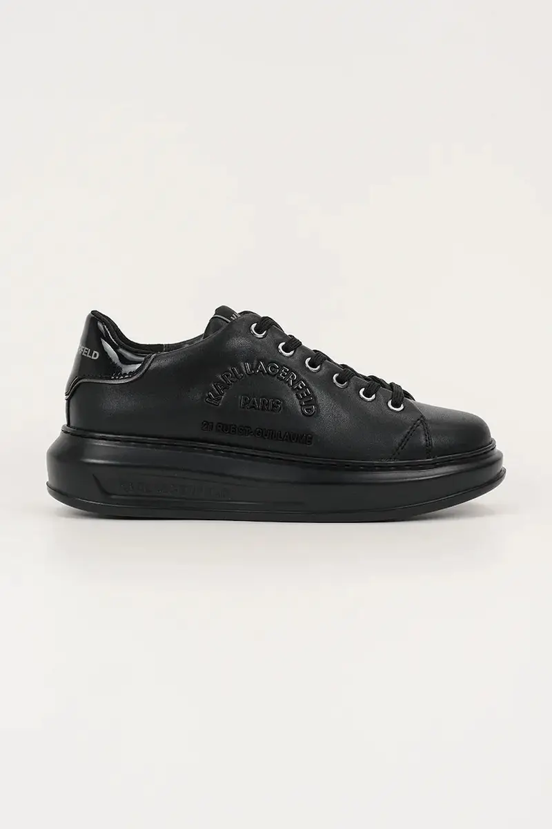 sneakers in pelle KAPRI donna colore bianco KL62539K Nero