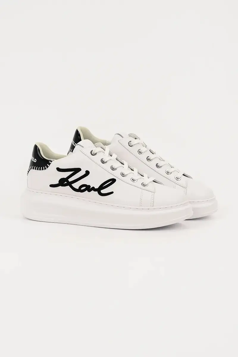 sneakers in pelle KAPRI donna colore bianco KL62572A miniatura 2