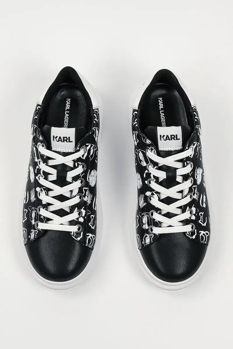 sneakers in pelle KAPRI donna colore nero KL62512T miniatura 4