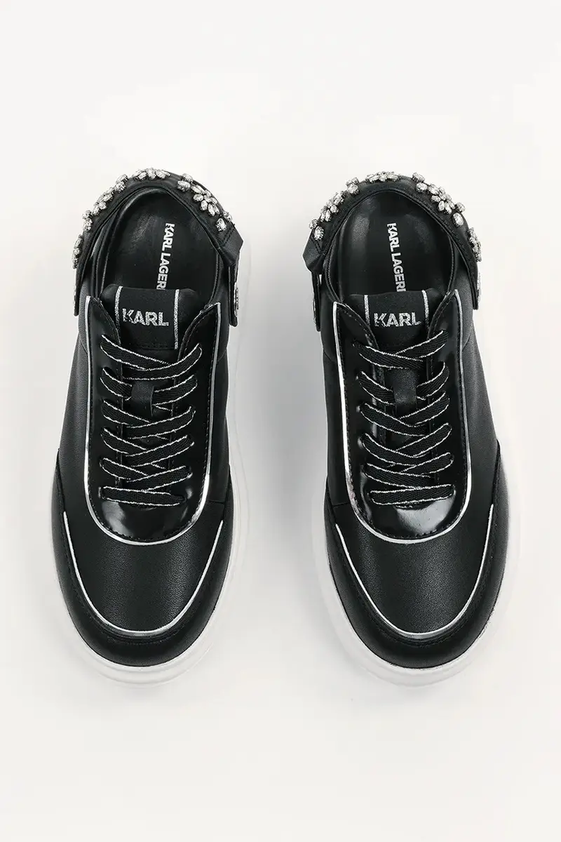 sneakers in pelle KAPRI donna colore nero KL62513A miniatura 4