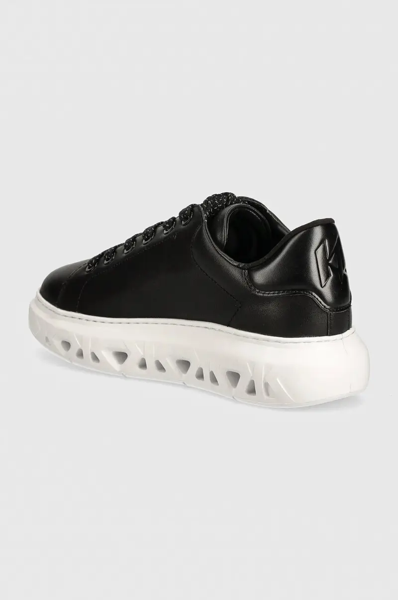 sneakers in pelle KAPRI KITE colore nero KL64519 miniatura 3