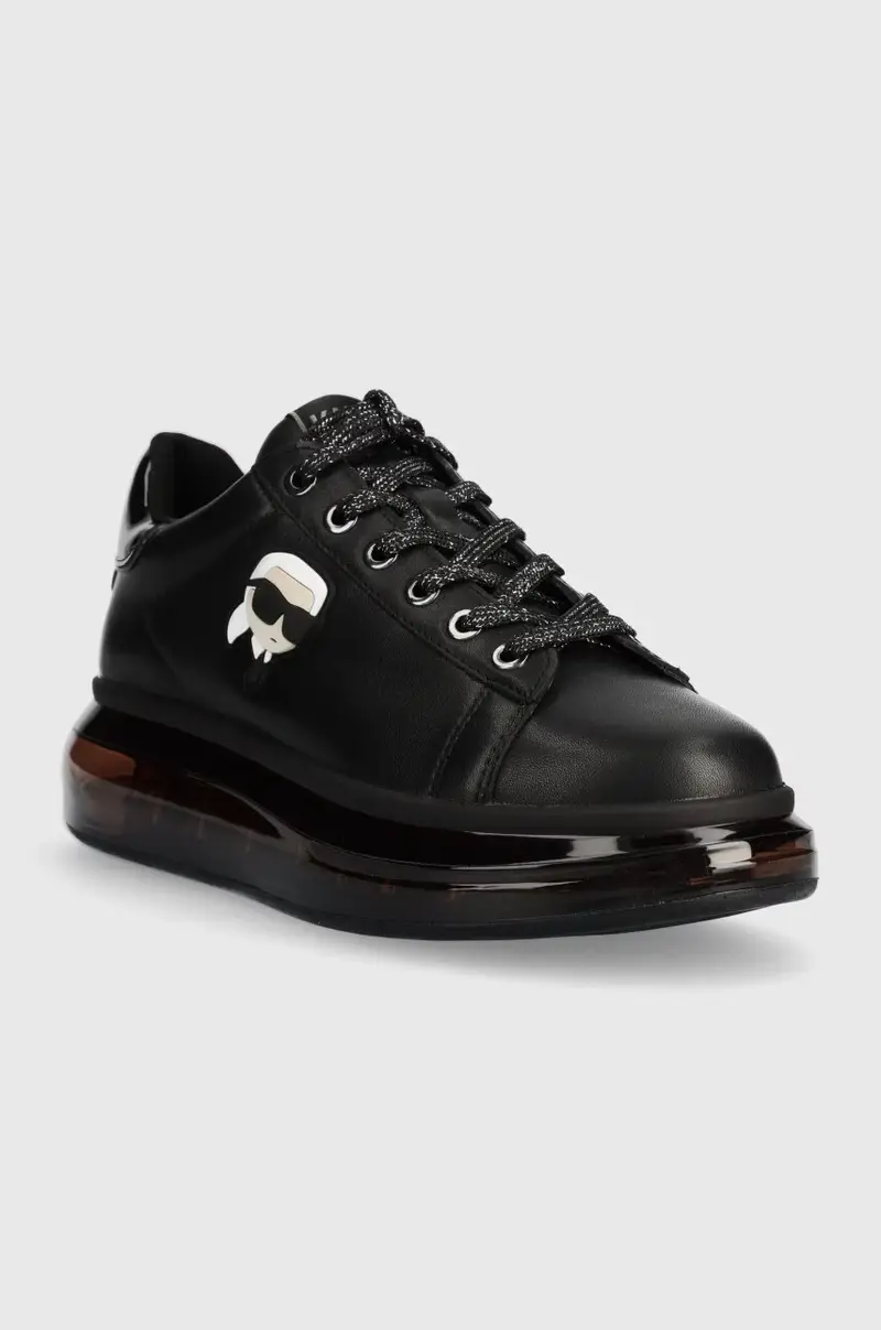 sneakers in pelle KAPRI KUSHION colore nero KL62630N miniatura 2