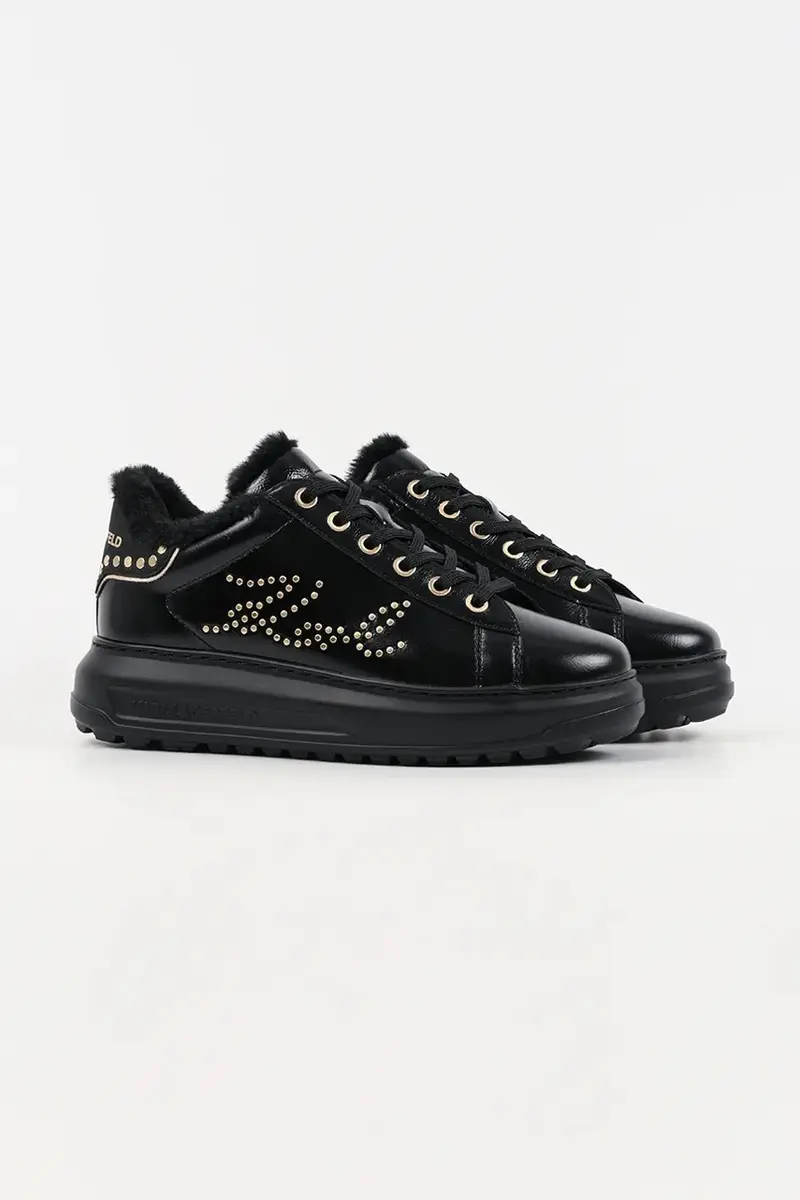 sneakers in pelle KAPRI LUG donna colore nero KL67511 miniatura 2