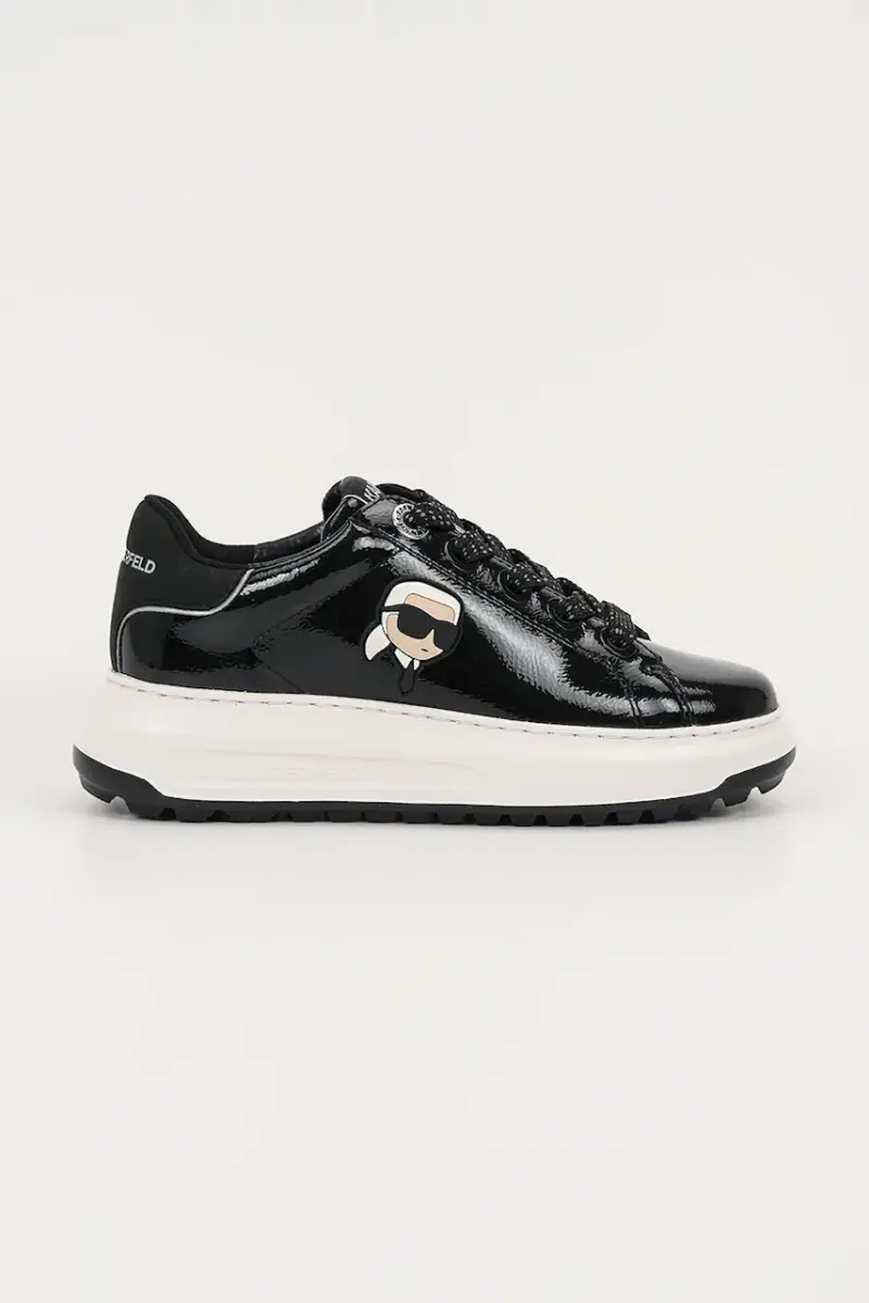 sneakers in pelle KAPRI LUG donna colore nero KL67531