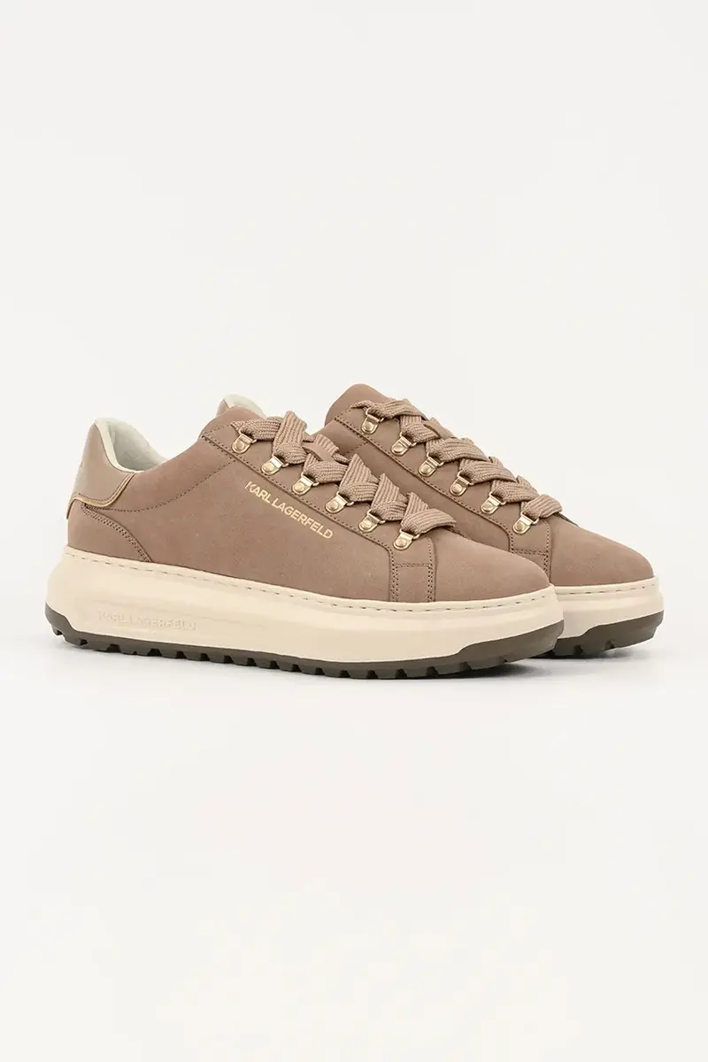 sneakers in pelle KAPRI LUG uomo colore beige KL57545 miniatura 2