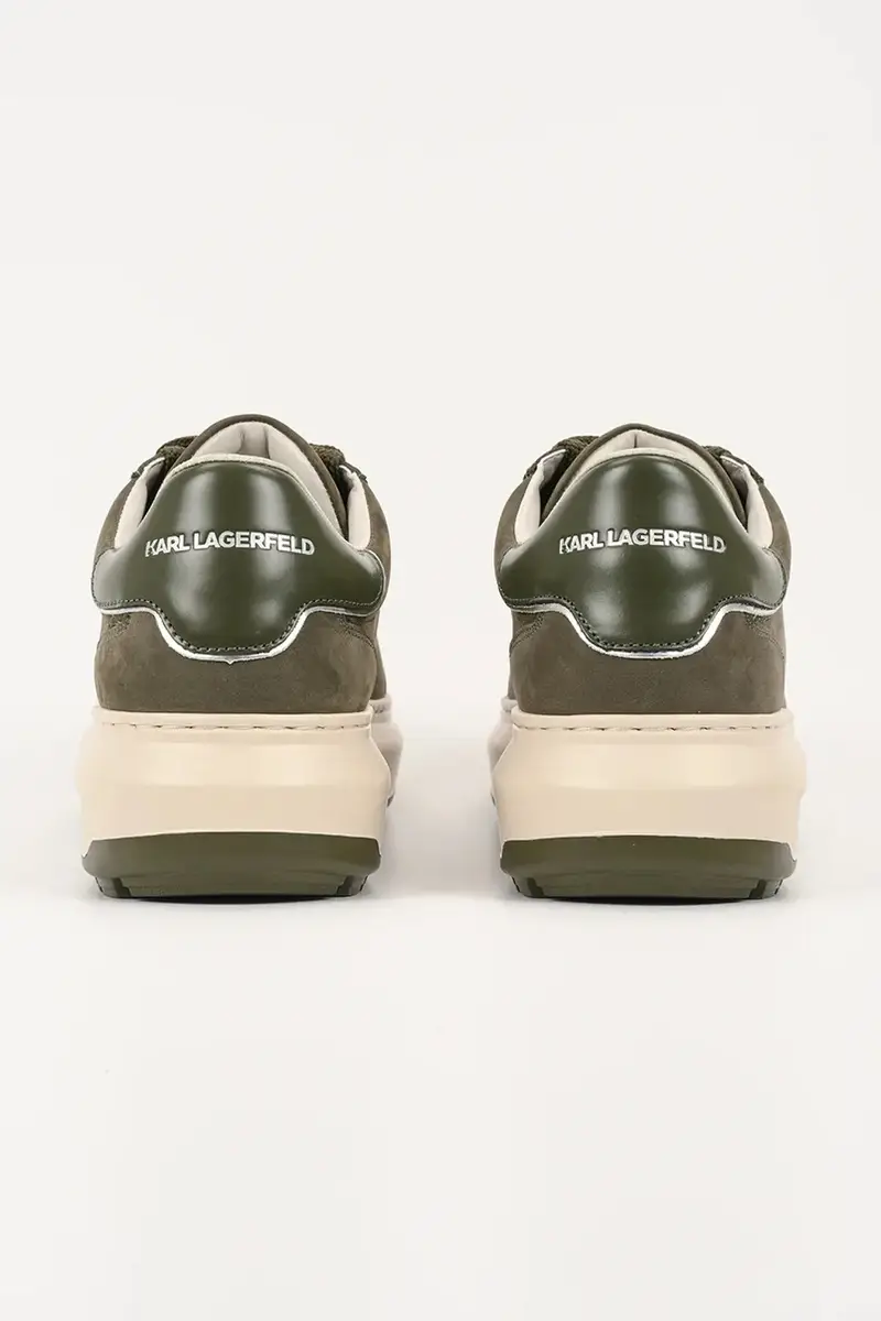 sneakers in pelle KAPRI LUG uomo colore verde KL57545 miniatura 3