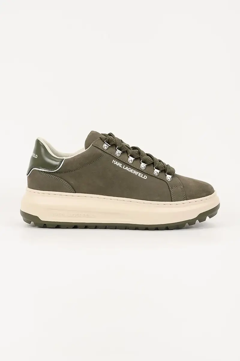 sneakers in pelle KAPRI LUG uomo colore verde KL57545