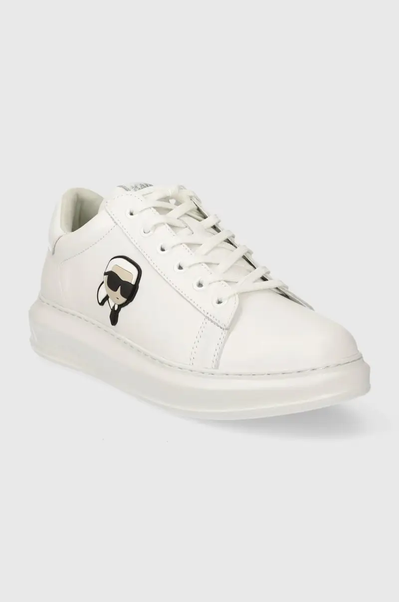 sneakers in pelle KAPRI MENS colore bianco KL52530N miniatura 2