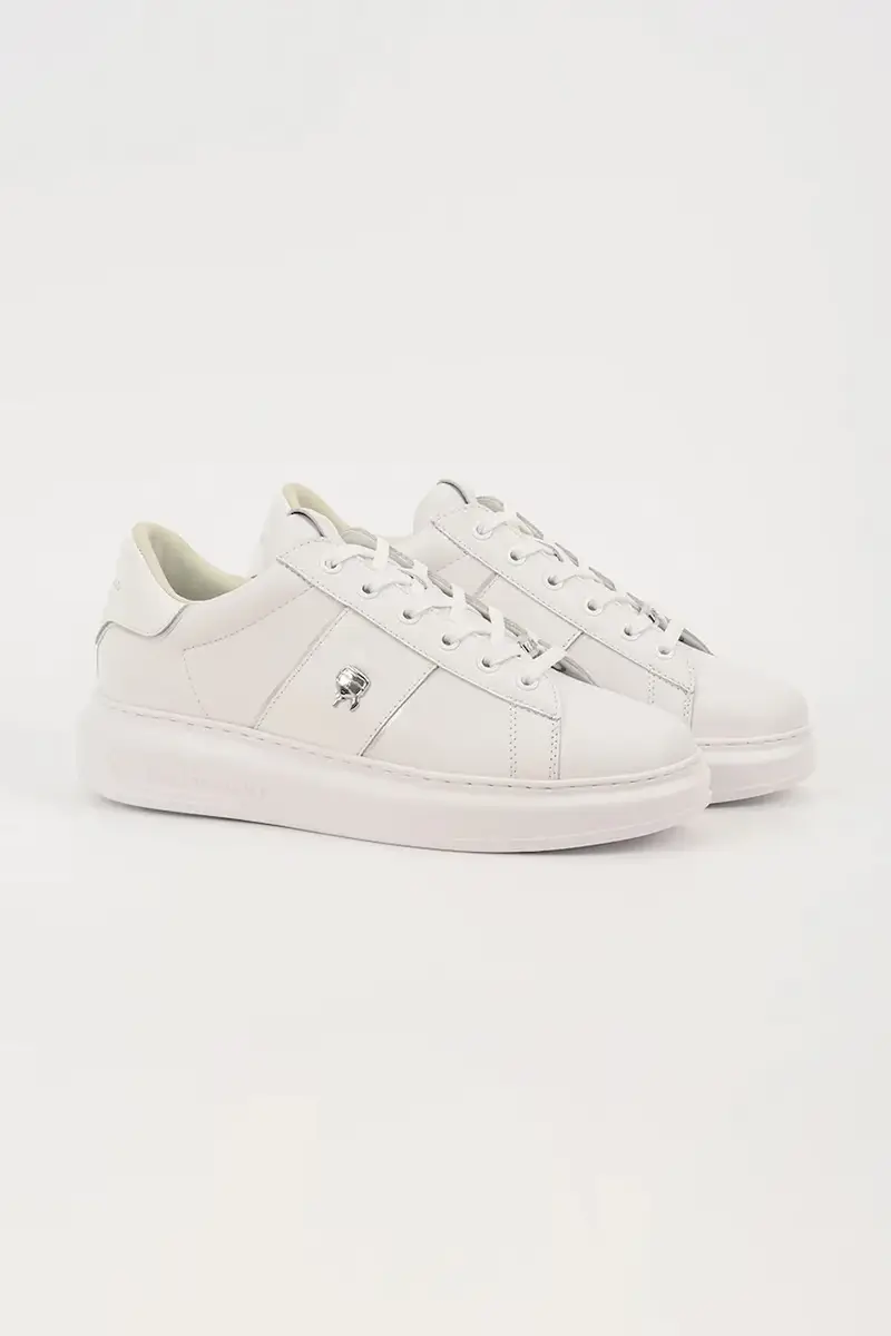 sneakers in pelle KAPRI MENS colore bianco KL52534A miniatura 2