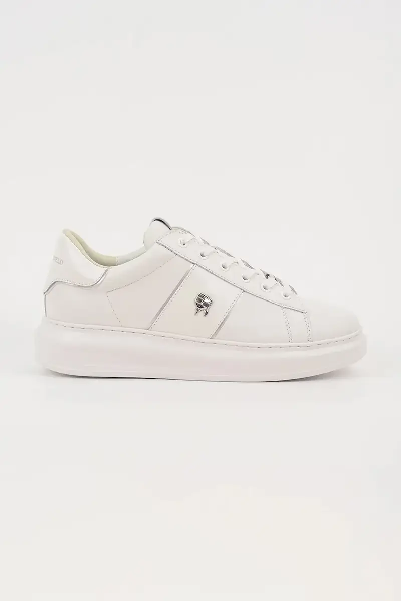 sneakers in pelle KAPRI MENS colore bianco KL52534A