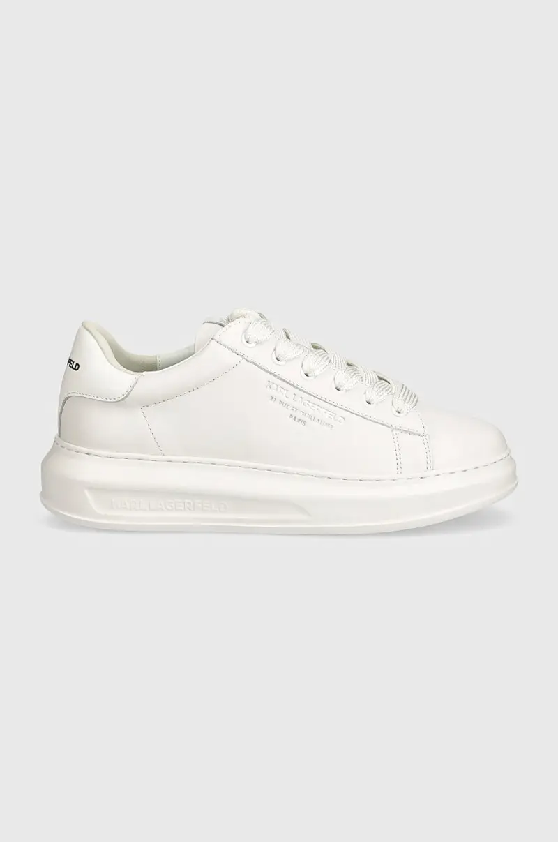 sneakers in pelle KAPRI MENS colore bianco KL52584 miniatura 2