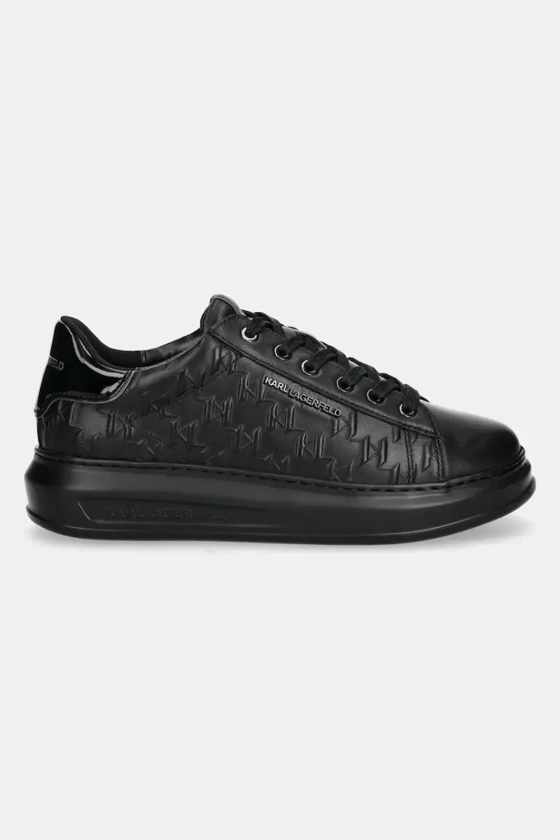 sneakers in pelle KAPRI MENS Nero miniatura 2