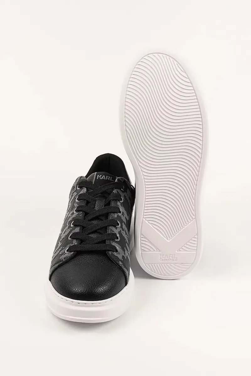 sneakers in pelle KAPRI uomo colore grigio KL52544A Nero miniatura 5