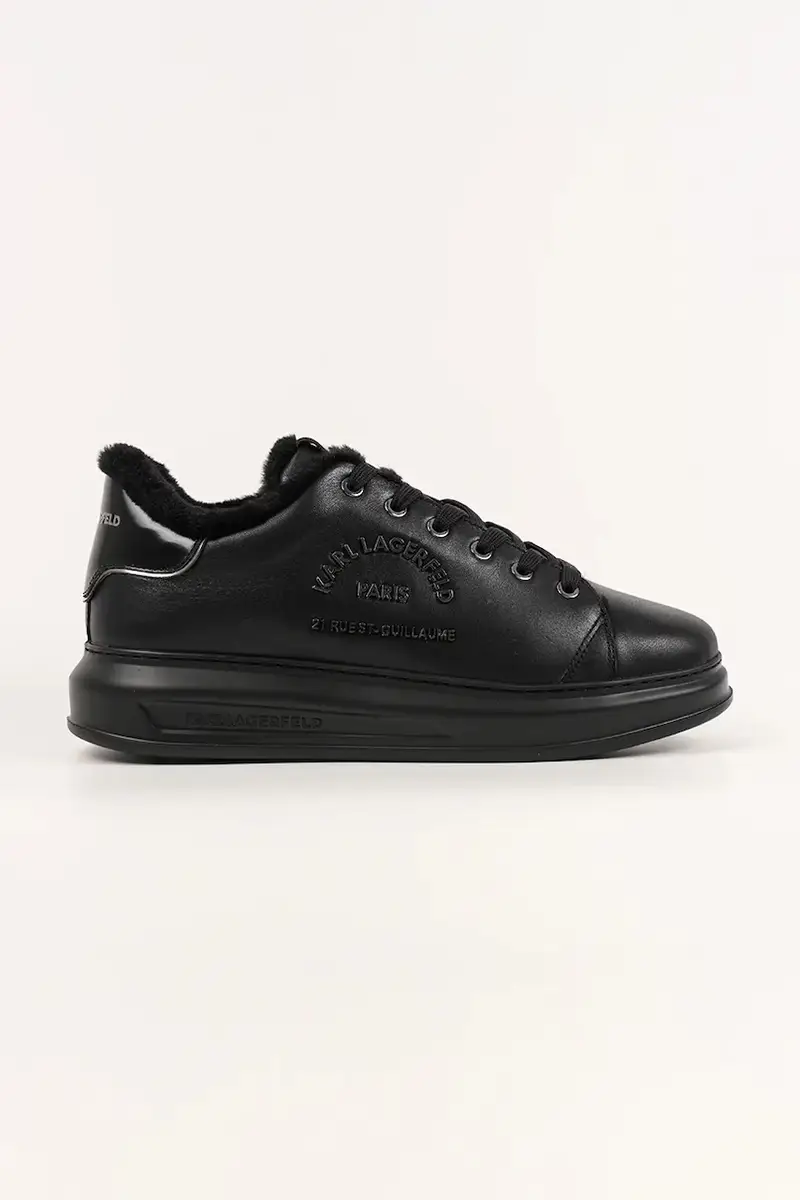 sneakers in pelle KAPRI uomo colore nero KL52539L