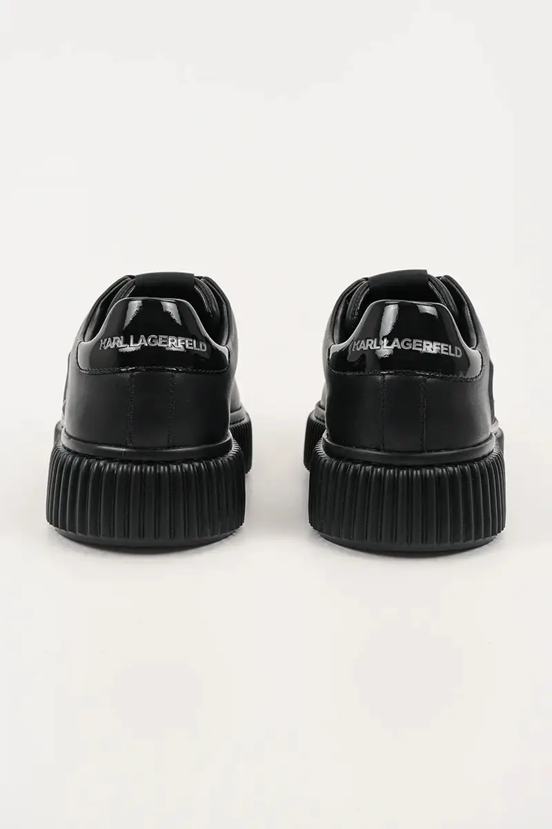 sneakers in pelle KAPRIKA colore nero KL24225 miniatura 3