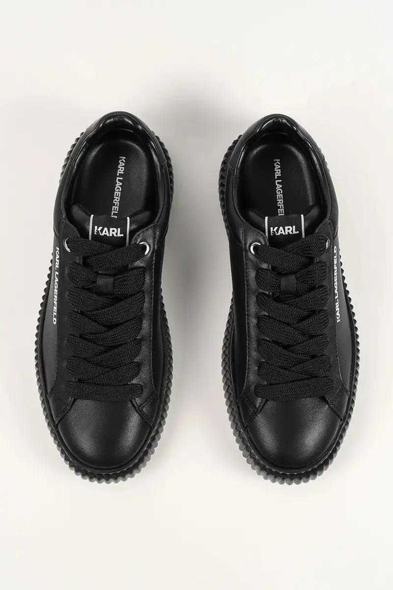 sneakers in pelle KAPRIKA uomo colore nero KL24220 miniatura 4