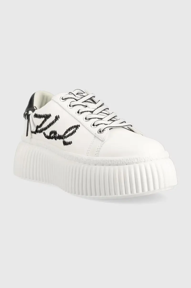 sneakers in pelle KREEPER LO KL42372 Bianco miniatura 2