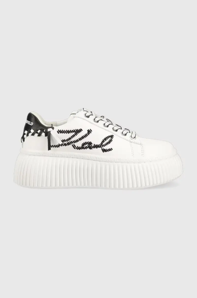 sneakers in pelle KREEPER LO KL42372 Bianco