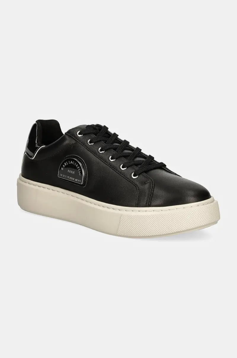 sneakers in pelle MAXI KUP colore nero KL62212