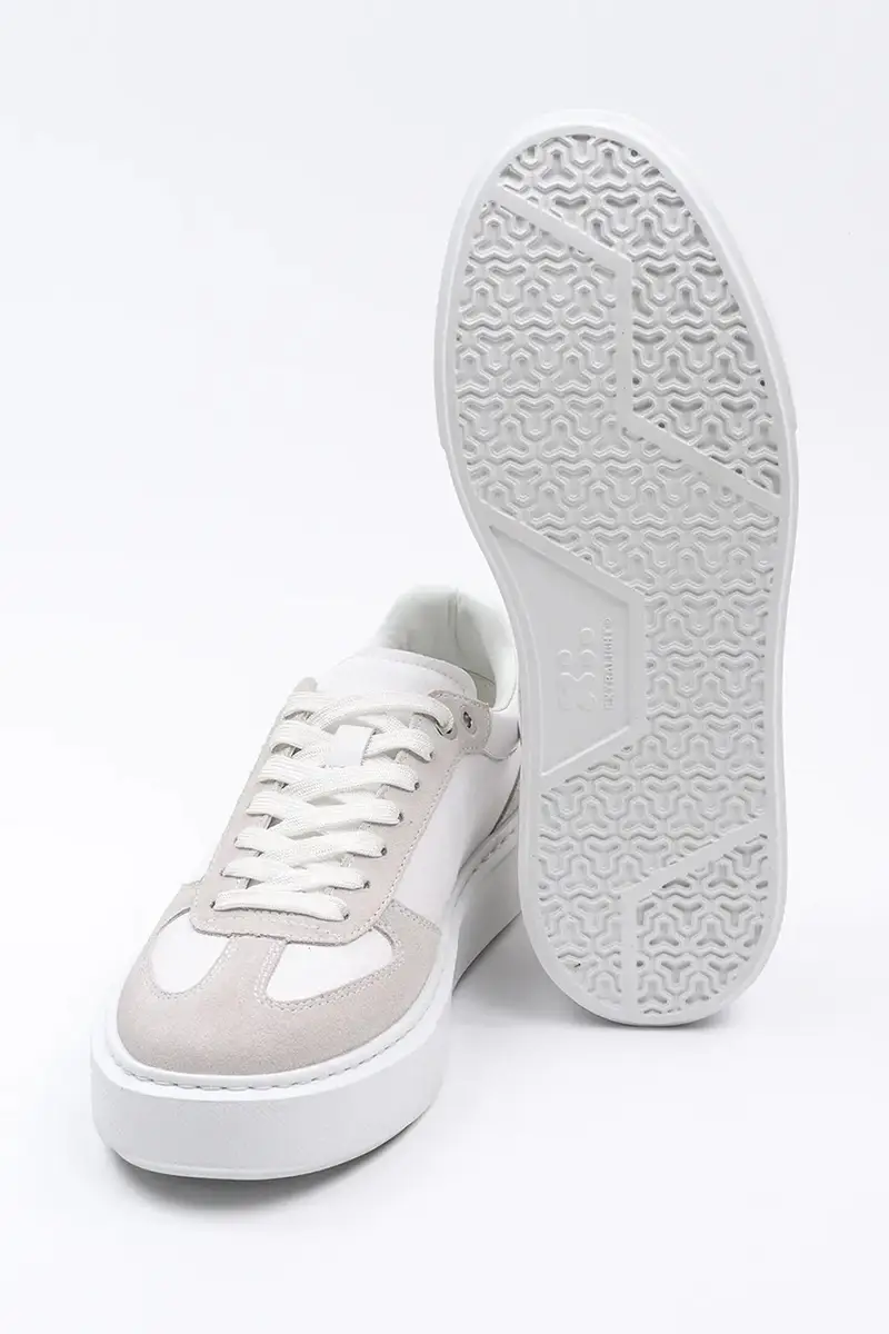 sneakers in pelle MAXI KUP RSG colore bianco KL52235 miniatura 5