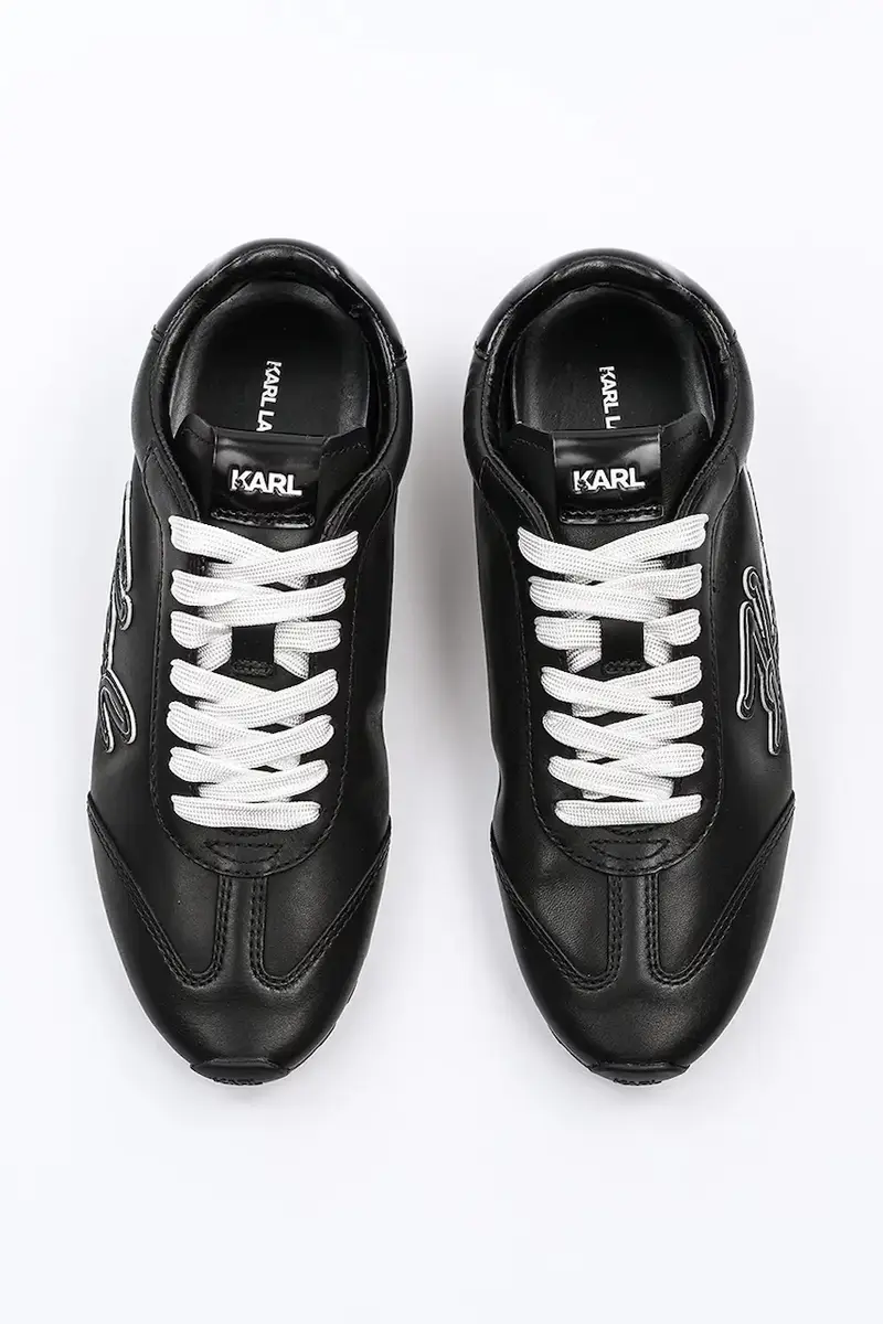 sneakers in pelle VENUS colore nero KL65911A miniatura 5