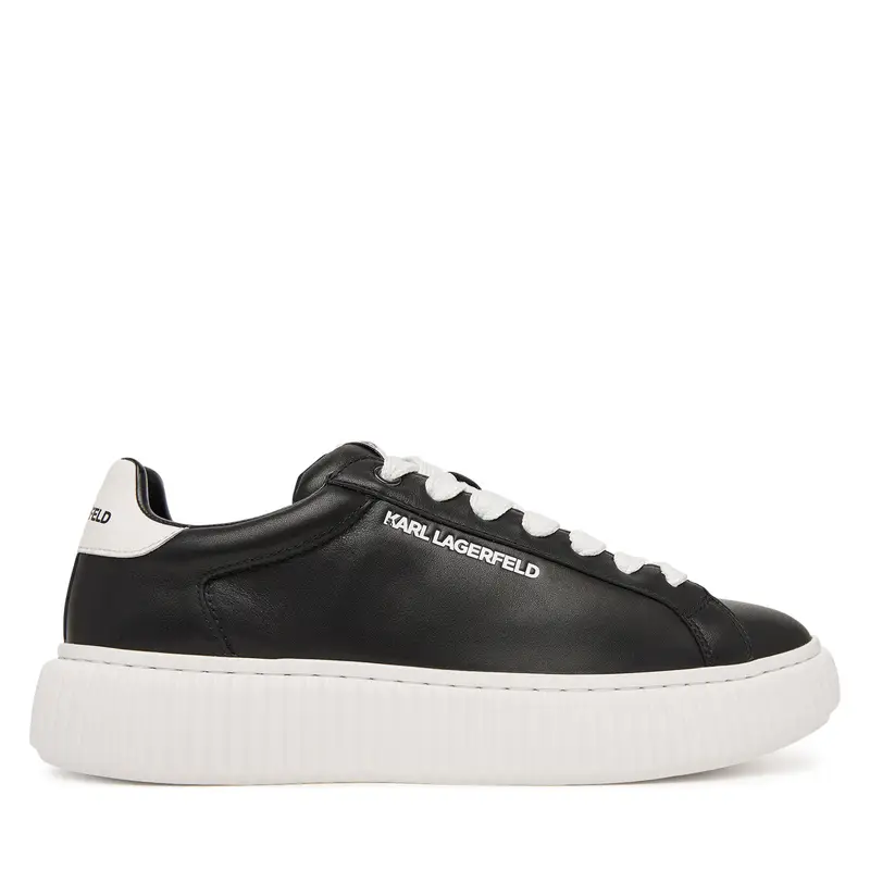 Karl Lagerfeld Sneakers Uomo Kaprika KL24220 in Pelle Nera