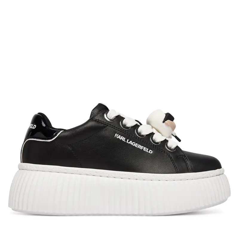 Sneakers KARL LAGERFELD Kreeper Lo KL42336T Nero