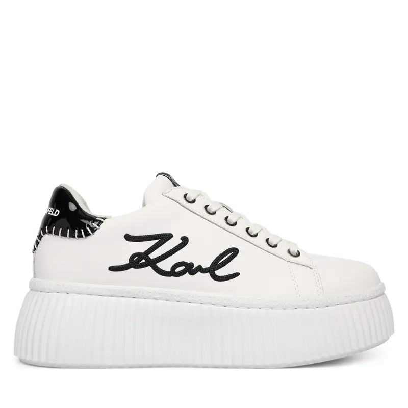 Sneakers KARL LAGERFELD Kreeper Lo KL42372C Bianco