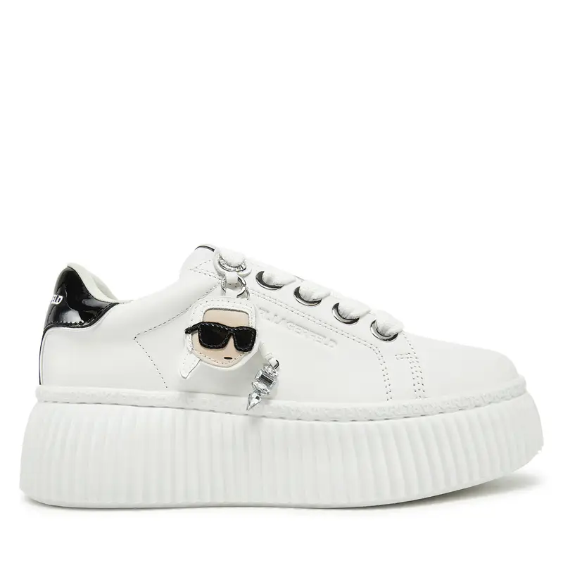 Sneakers KARL LAGERFELD Kreeper Lo KL42376T Bianco