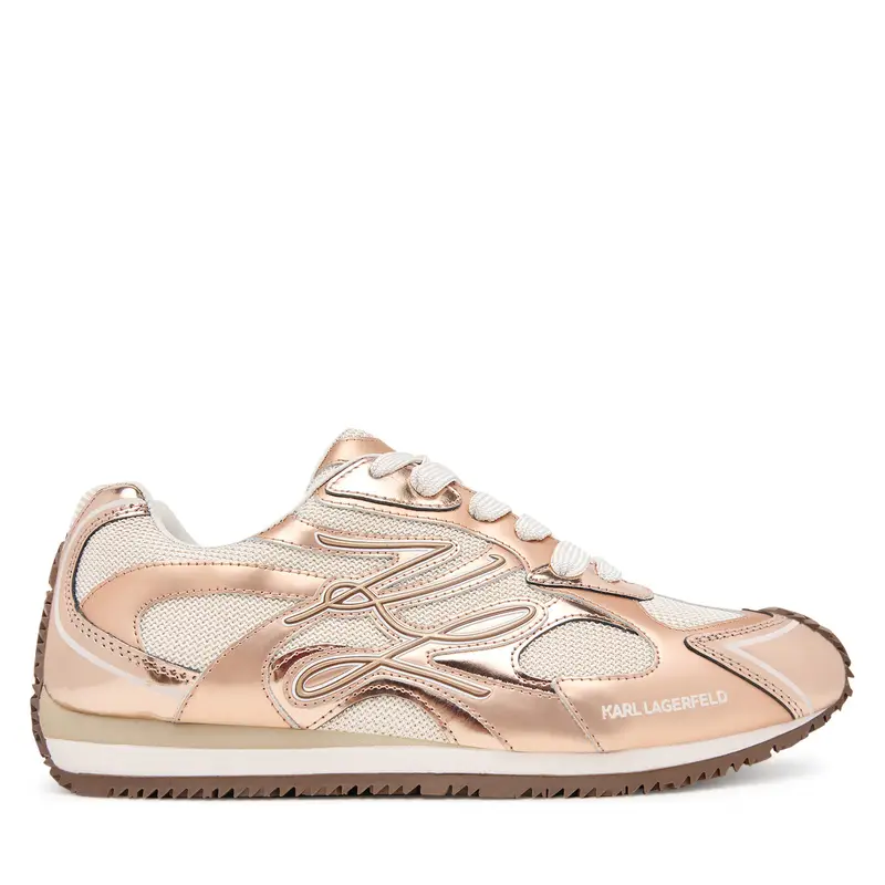 Sneakers KARL LAGERFELD Velocette KL63925 Oro rosa
