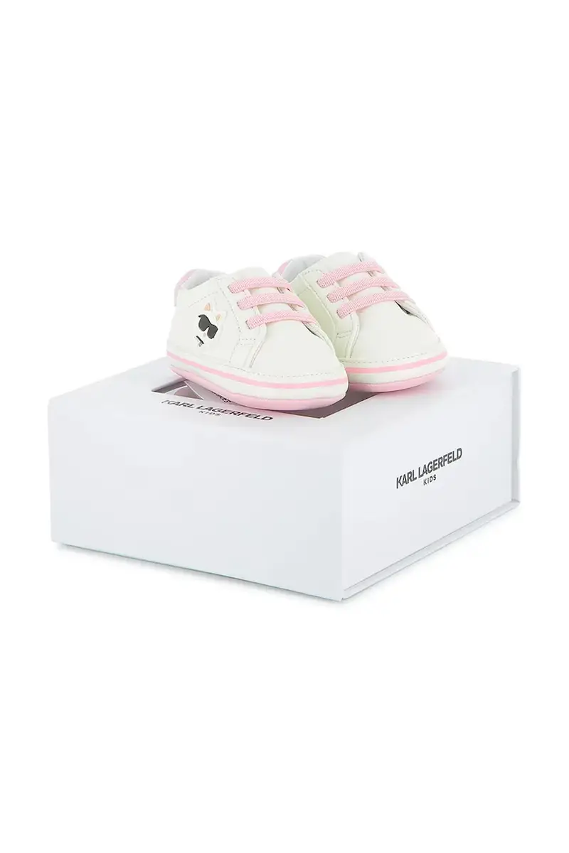 sneakers neonati colore bianco Z30993