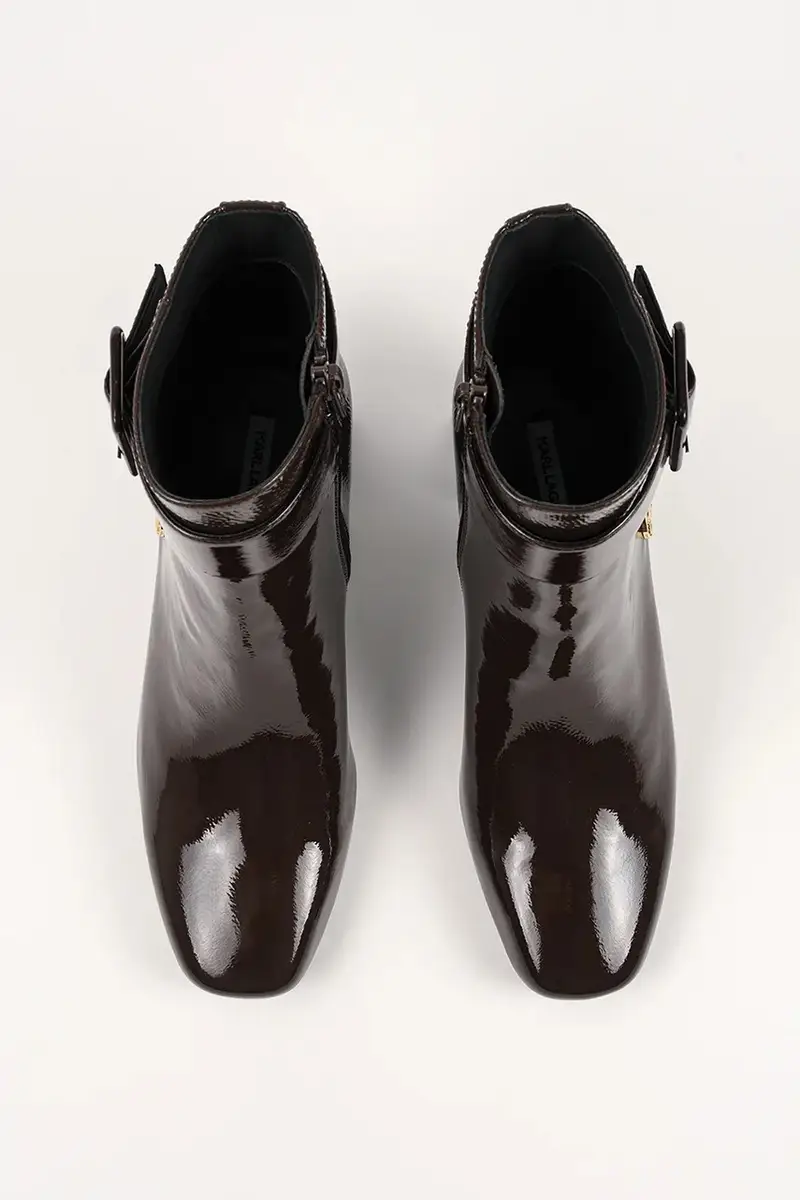 stivaletti alla caviglia in pelle BEATA donna colore marrone KL31455A miniatura 4