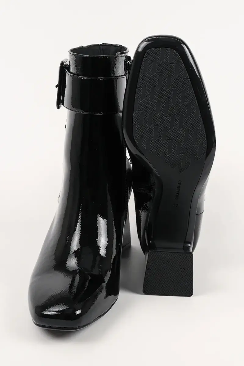 stivaletti alla caviglia in pelle BEATA donna colore nero KL31455A miniatura 5