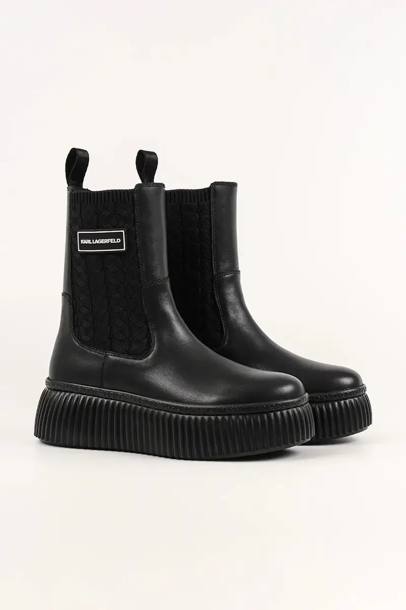 stivaletti alla caviglia in pelle KREEPER LO donna colore nero KL42365 miniatura 2