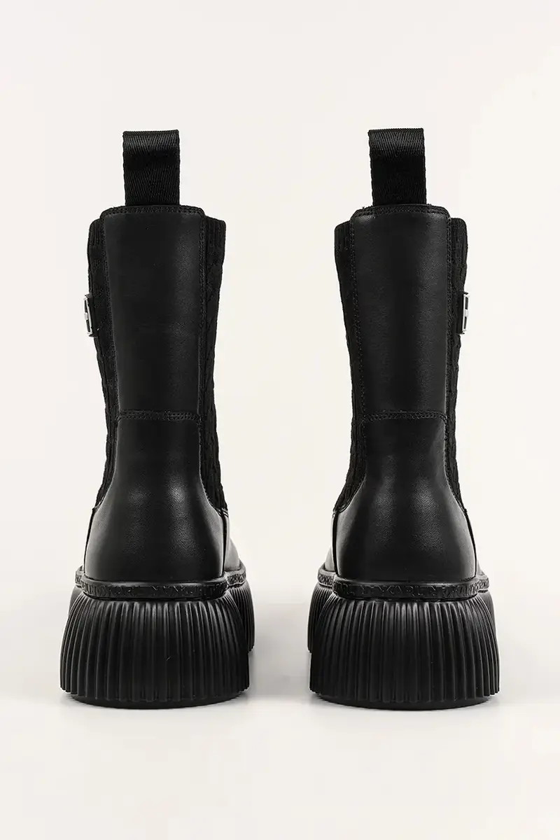 stivaletti alla caviglia in pelle KREEPER LO donna colore nero KL42365 miniatura 3