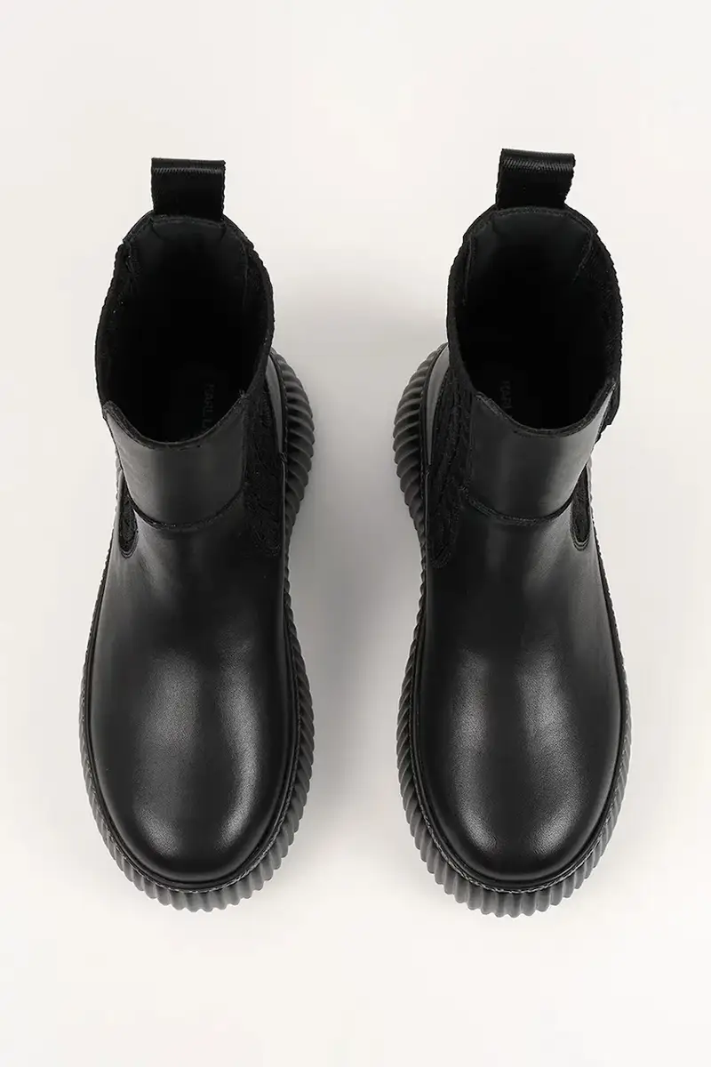 stivaletti alla caviglia in pelle KREEPER LO donna colore nero KL42365 miniatura 4